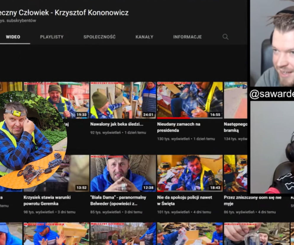 Chciał być prezydentem, a jest gwiazdą YouTube. Wardęga o DUŻYCH zarobkach kanału Kononowicza!