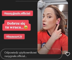 Anna Haba na planie Na sygnale