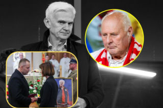 Karol Nawrocki na pogrzebie Jacka Magiery. Jan Tomaszewski poruszony jednym gestem
