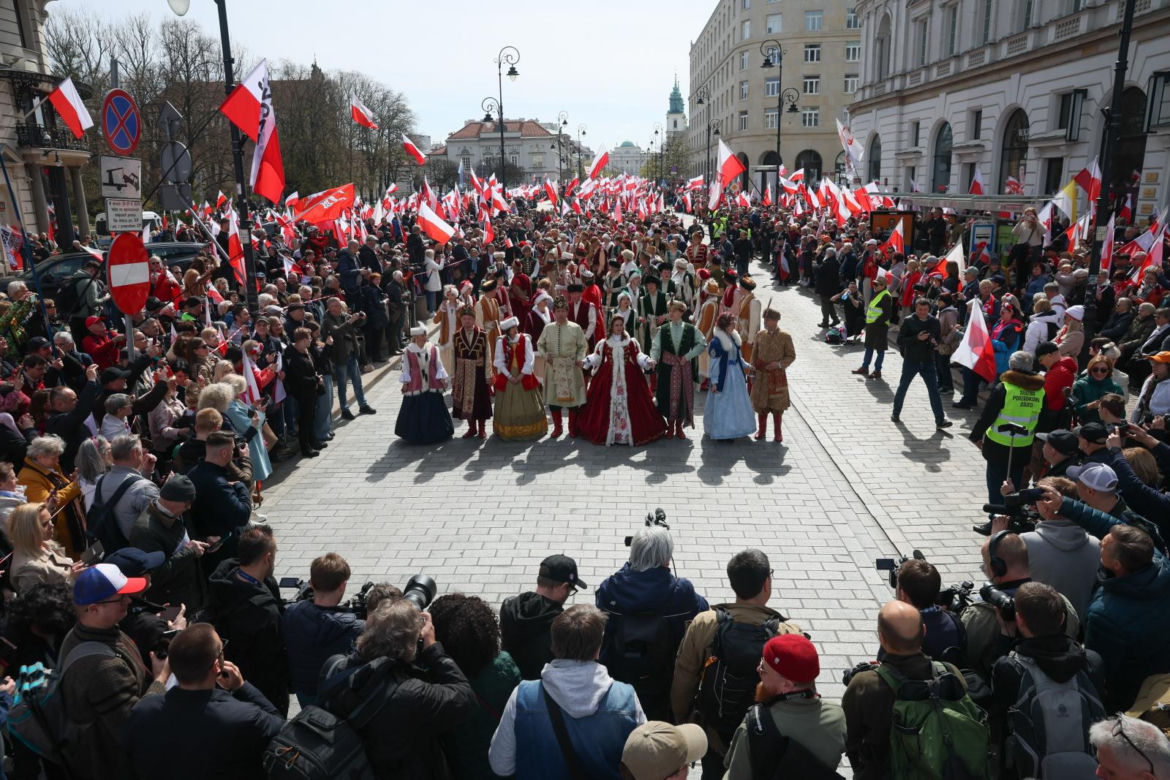   Wielki marsz w Warszawie 12.04.2025