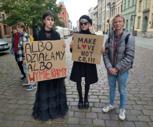 Z Kopernikiem dla Klimatu. Młodzi torunianie wyszli na ulice [AUDIO]