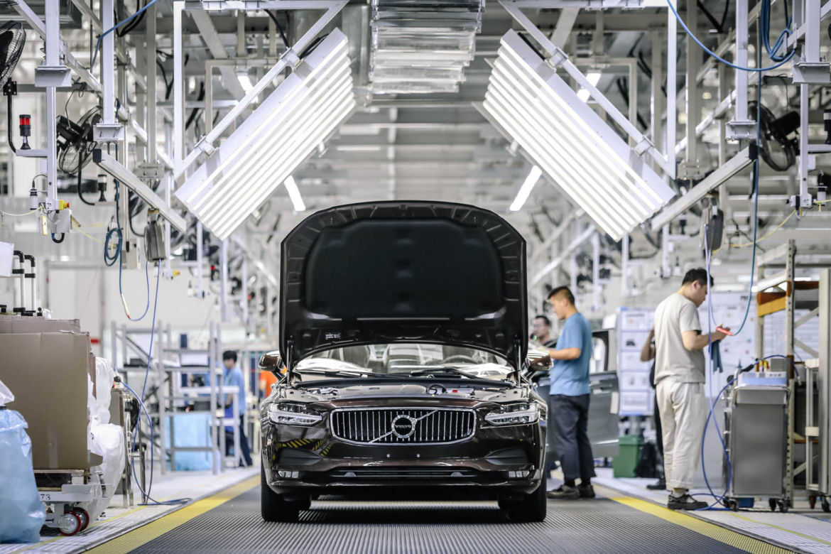 Volvo S90 z fabryki Daqing