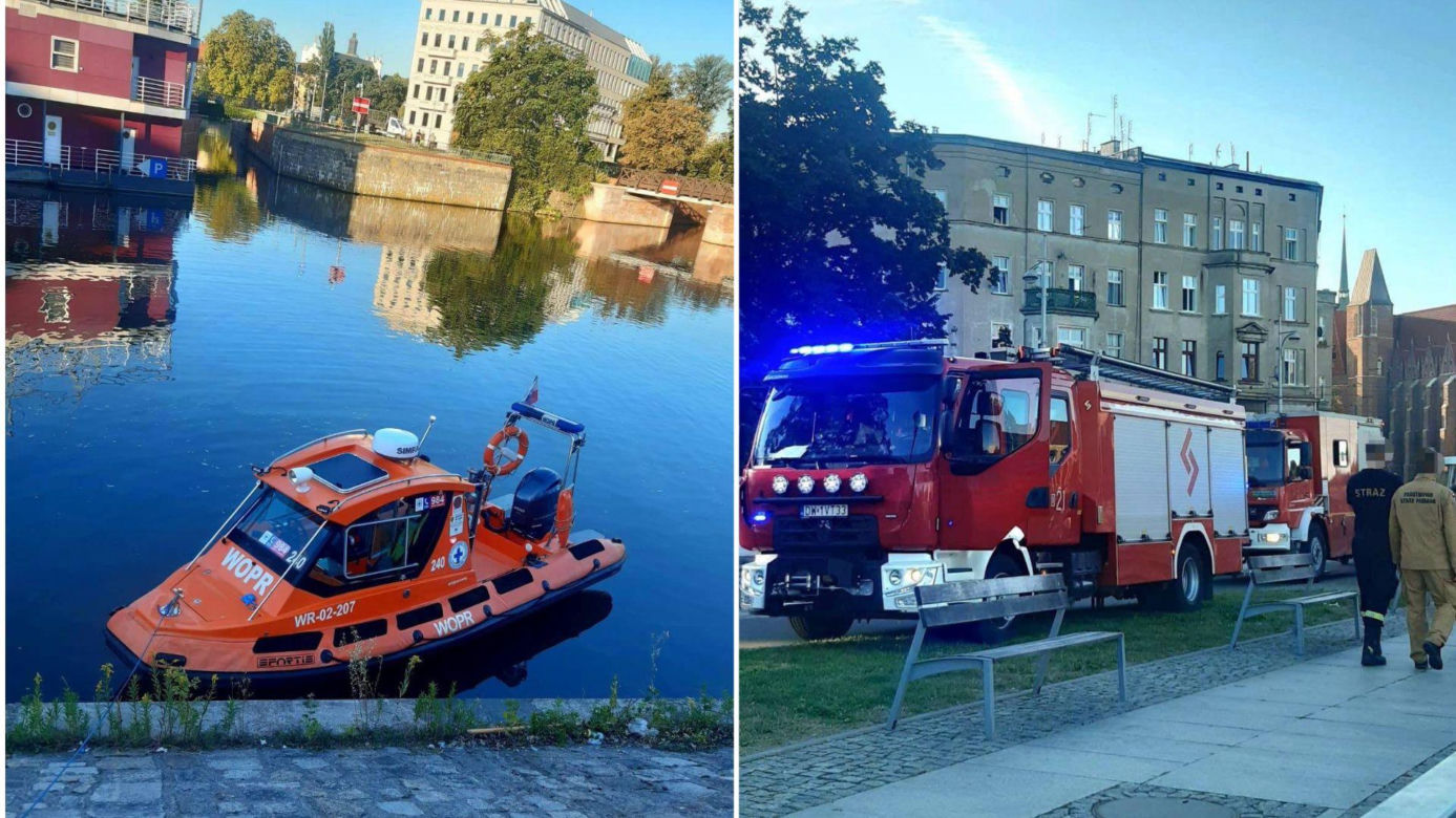 Ciało w Odrze we Wrocławiu. Makabryczne zgłoszenie nad ranem