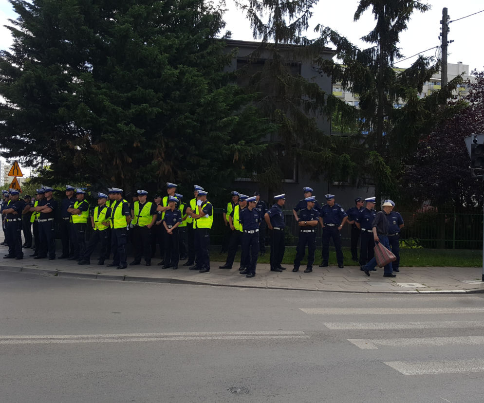 Funkcjonariusze rywalizujący w konkursie Policjant Ruchu Drogowego 2017