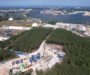 Drążenie tunelu w Świnoujściu - lipiec 2021