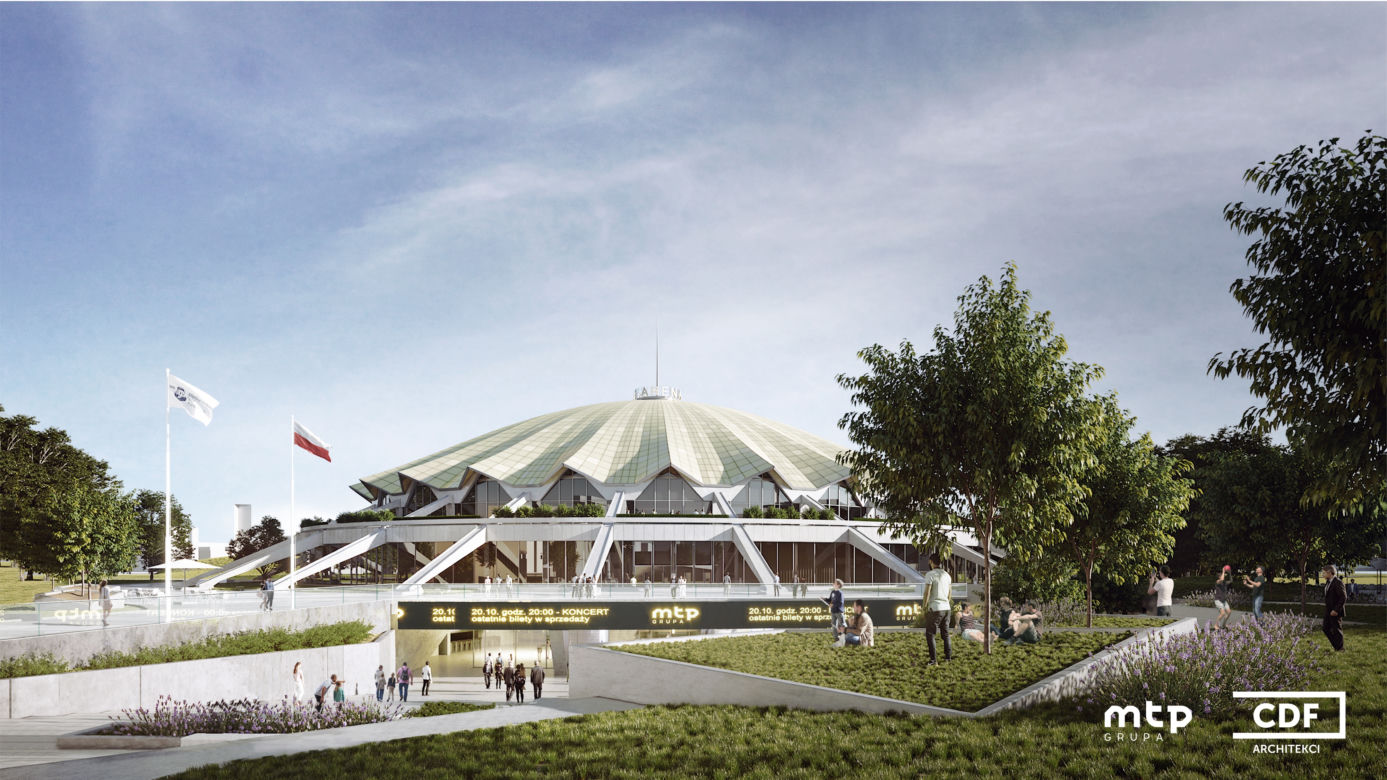 Arena po modernizacji - wizualizacja