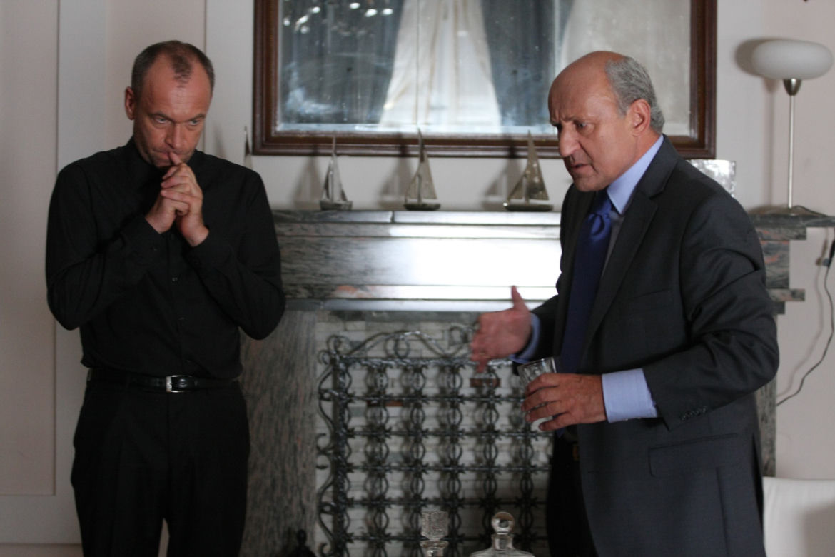 NA KRAWĘDZI odc. 9. Niemczyk (Mariusz Bonaszewski), Leszczyński (Piotr Fronczewski)