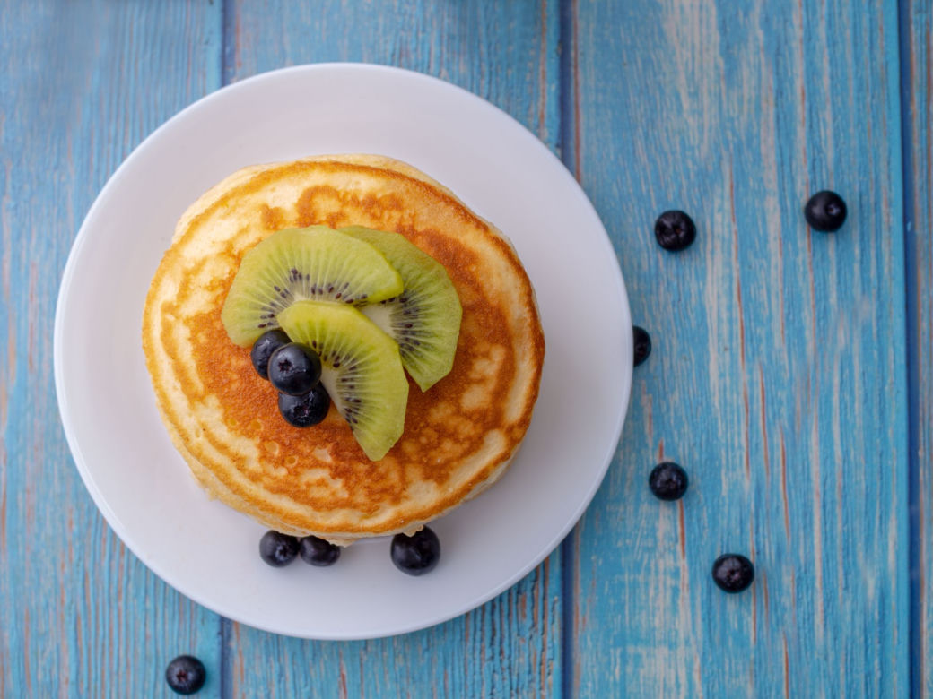 Pancakes z kiwi