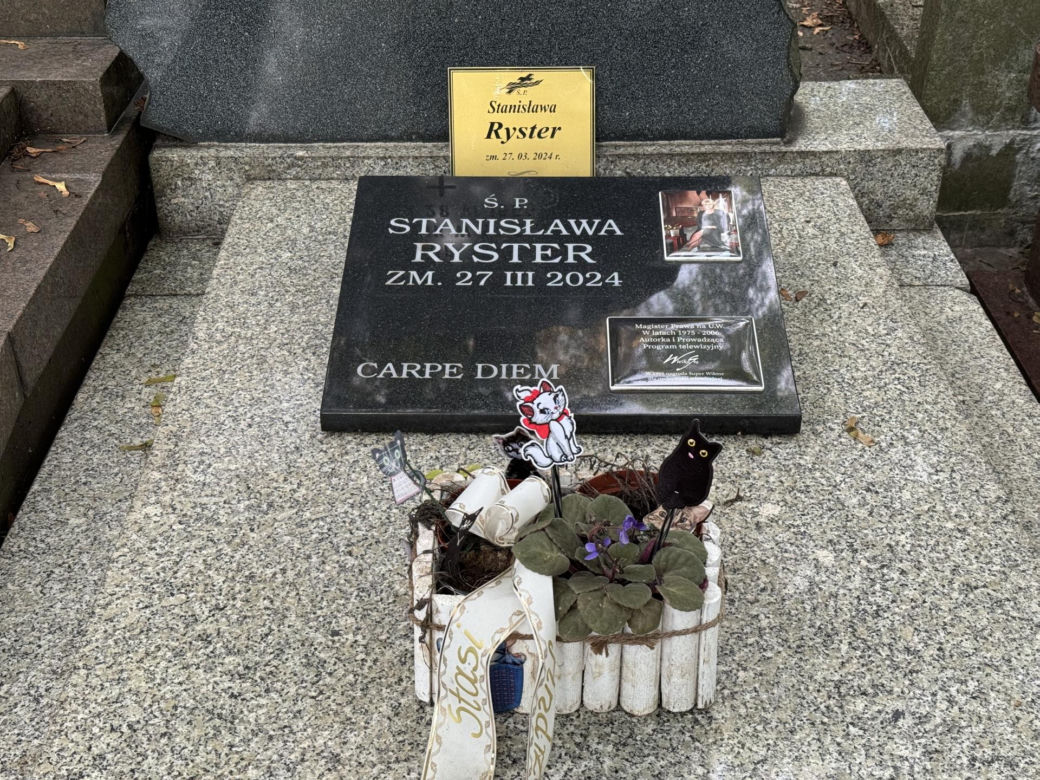 Tak wygląda grób Stanisławy Ryster