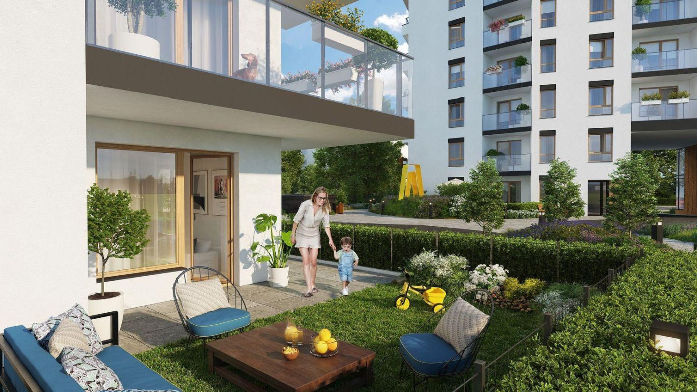 Apartamenty Literacka od Dom Development – przykład ogródka