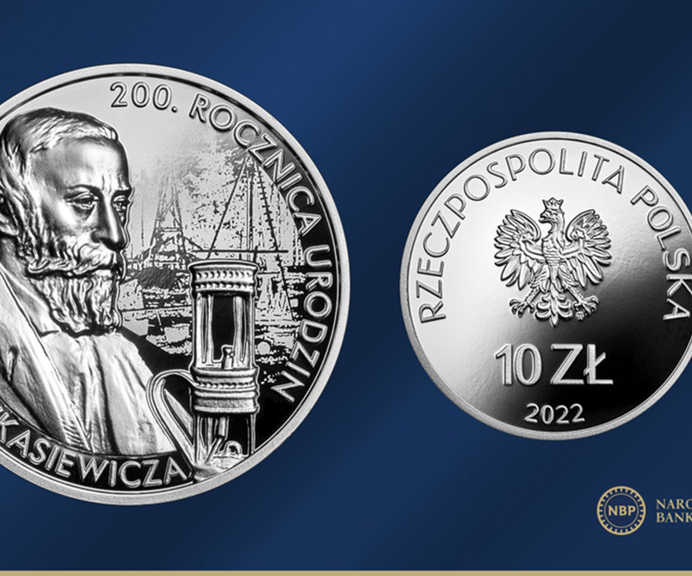 Ignacy Łukasiewicz moneta NBP 