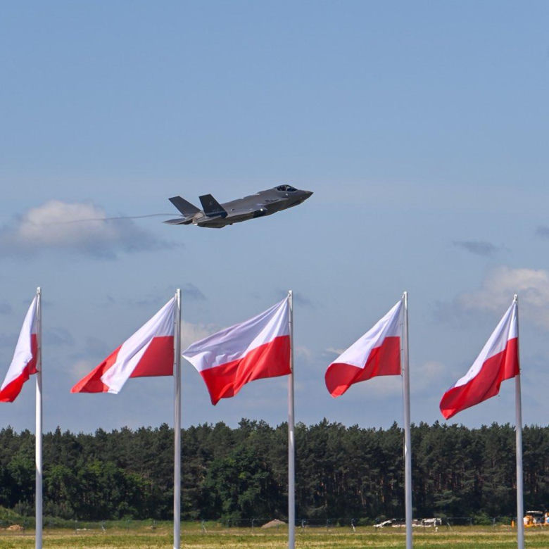 Nad Polską przeleciały ultranowoczesne myśliwce F-35!