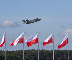 Nad Polską przeleciały ultranowoczesne myśliwce F-35!