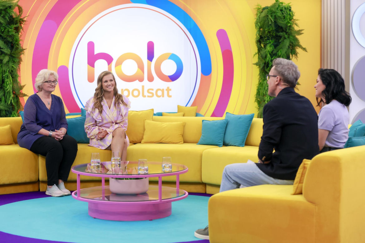  Agnieszka Kaczorowska z mamą w "Halo, tu Polsat"