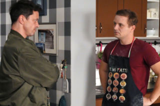 Barwy szczęścia odc. 3323. Hubert (Marek Molak), Daniel (Marcin Bikowski)