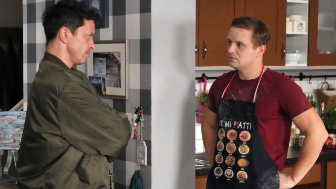 Barwy szczęścia odc. 3323. Hubert (Marek Molak), Daniel (Marcin Bikowski)