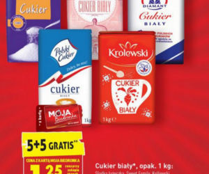 cukier biały 5 + 5 gratis