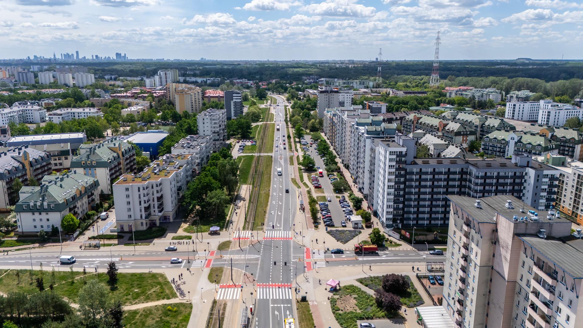 Osiedla wzdłuż ul. Światowida w Warszawie