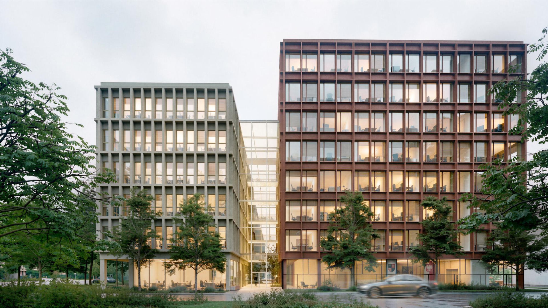 Rozbudowa Urzędu Marszałkowskiego Województwa Świętokrzyskiego w Kielcach wg NM Architekci