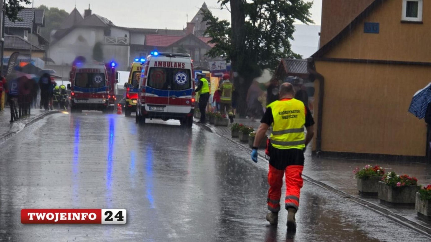 Bus wjechał w pieszych na chodniku w Sarbinowie. Za kierownicą pijany 28-latek