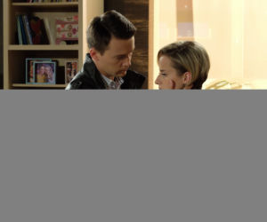 Pierwsza miłość. Sabina (Urszula Dębska), Natan (Krzysztof Kwiatkowski)