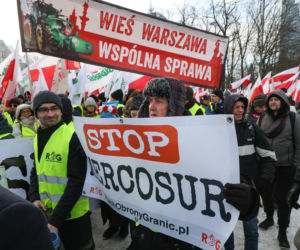 Protest rolników w Warszawie (9.01.2026)
