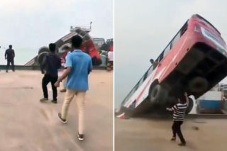 Autobus z pasażerami wpadł do rzeki! Nie żyją co najmniej 24 osoby