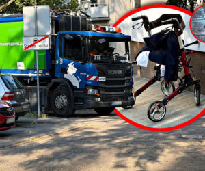 Dramat na Żoliborzu. Śmieciarka potrąciła 90-latka. Senior walczy o życie