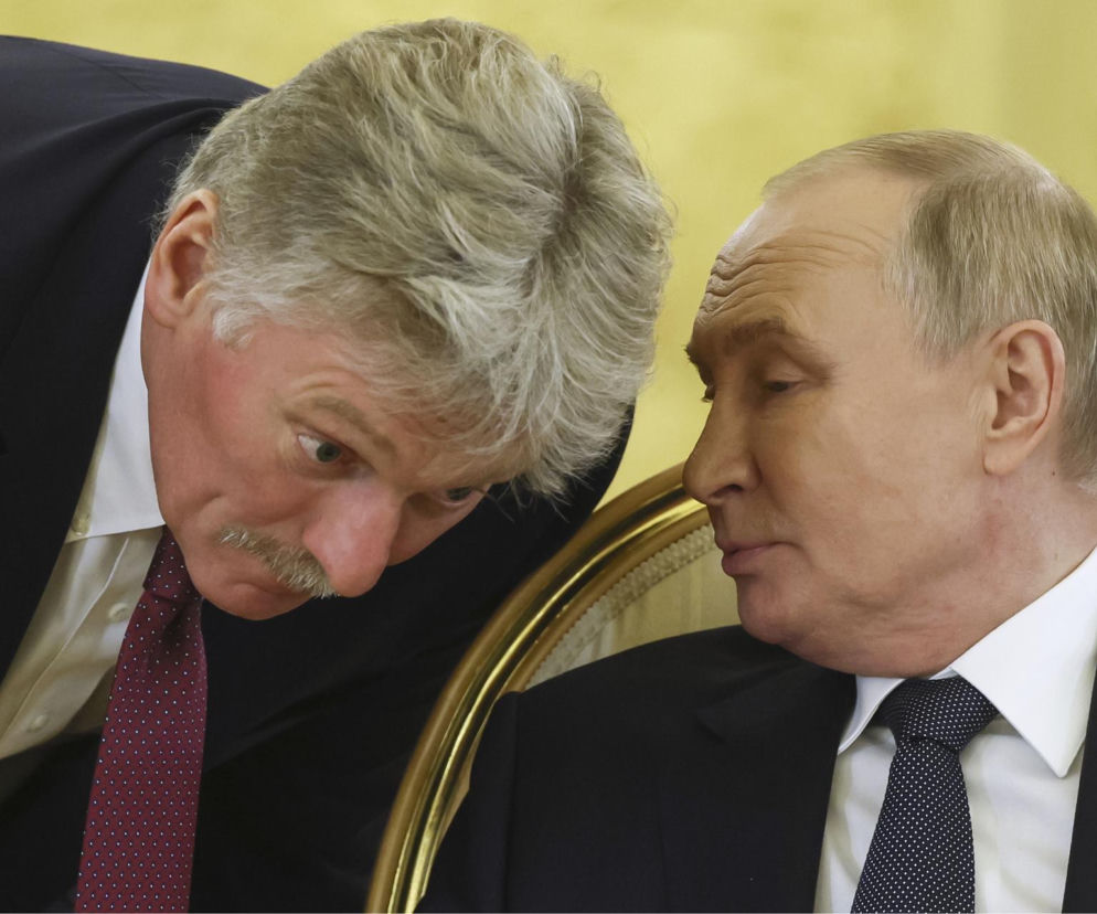 Dmitrij Pieskow szepcze do ucha Władimira Putina. O odrzuceniu propozycji rozejmu przeczytasz na SE Portal Obronny.