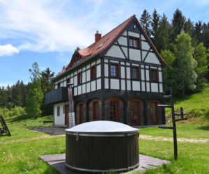 Nowy dom przysłupowy Kopaniec