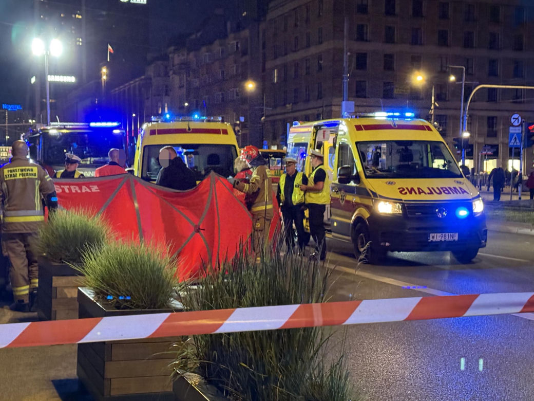 Tragiczny czwartek w Warszawie. Dwie osoby nie żyją 