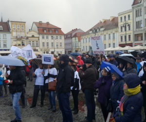 Pikieta medyków w Bydgoszczy