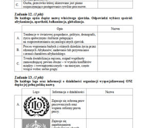 Matura 2013, WOS, poziom rozszerzony
