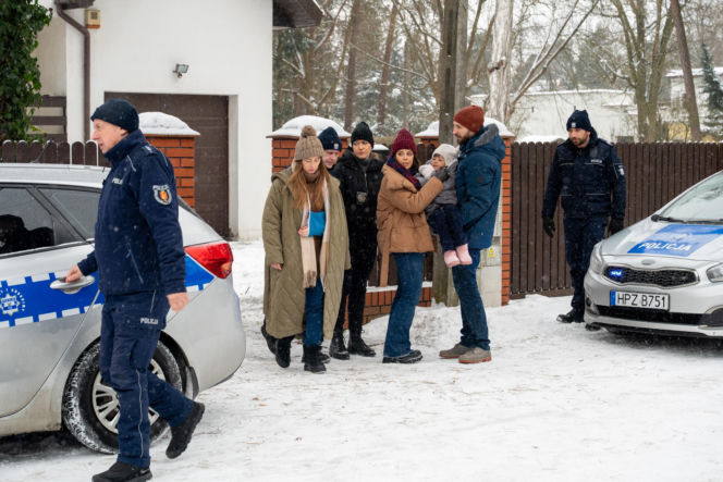 Na sygnale odc. 867. Piotrek (Dariusz Wieteska), Martyna (Monika Mazur), Lidzia (Hanna Seń), inspektor Urszula Krzaklewska (Małgorzata Tuszyńska), Maja (Kinga Tuńska)