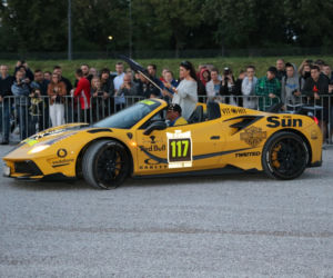 Gumball 3000 2017 w Warszawie pod Stadionem Narodowym