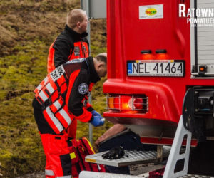 Wypadek na DK 16. W miejscowości Buniaki zderzyły się dwa samochody osobowe