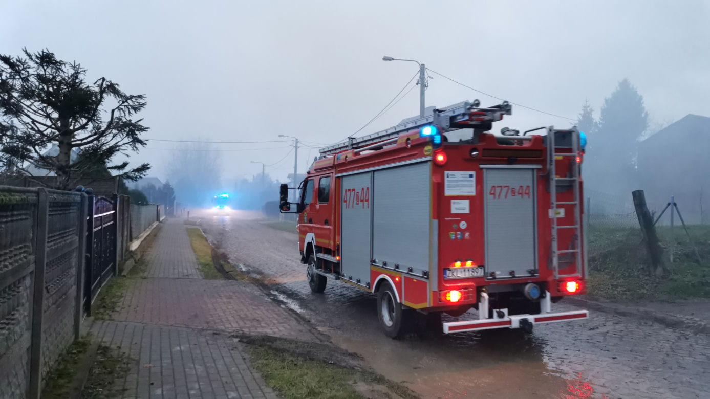 Pożar tartaku