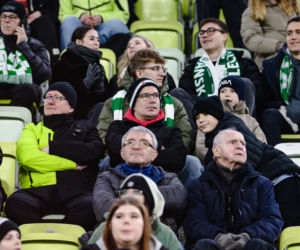 Lechia Gdańsk - Górnik Zabrze, zdjęcia kibiców i zawodników z meczu 18, kolejki PKO BP Ekstraklasy
