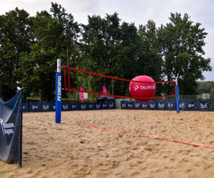 Tak wygląda sztuczna plaża przy Stadionie Śląskim. Rozkręcaliśmy tam imprezę w ramach Eska Summer City