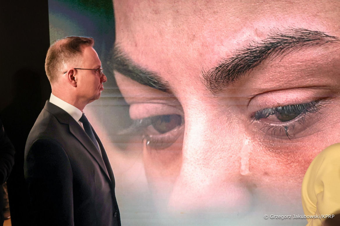Andrzej Duda spotkał się w Davos z Wołodymyrem Zełenskim