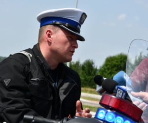 Białystok. Szkolenie policyjnych motocyklistów