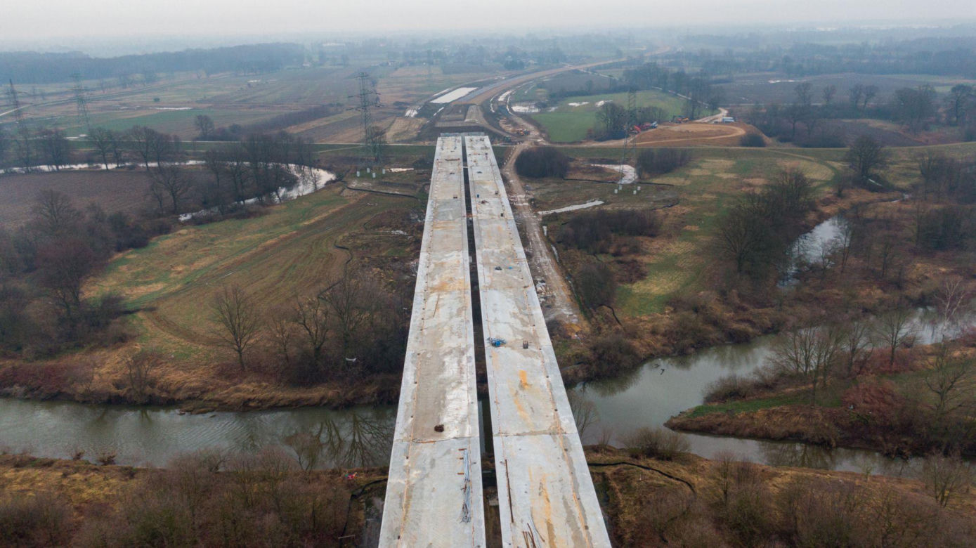 Budowa obwodnicy Oświęcimia ZDJĘCIA MARZEC 2024