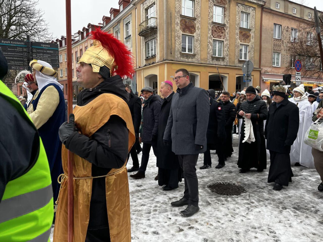 Orszak Trzech Króli 2025 na ulicach Białegostoku