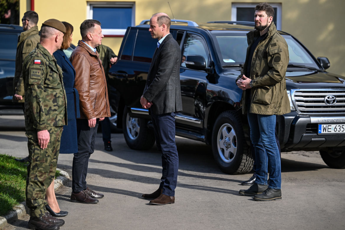 Książę William z wizytą w Polsce. Odwiedził żołnierzy w Rzeszowie