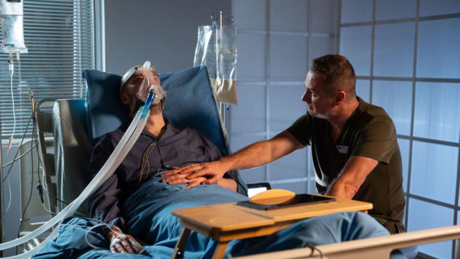 Na dobre i na złe odc. 980. Aleks/ Aleś (Paweł Małaszyński), Leszek (Sebastian Świerszcz)