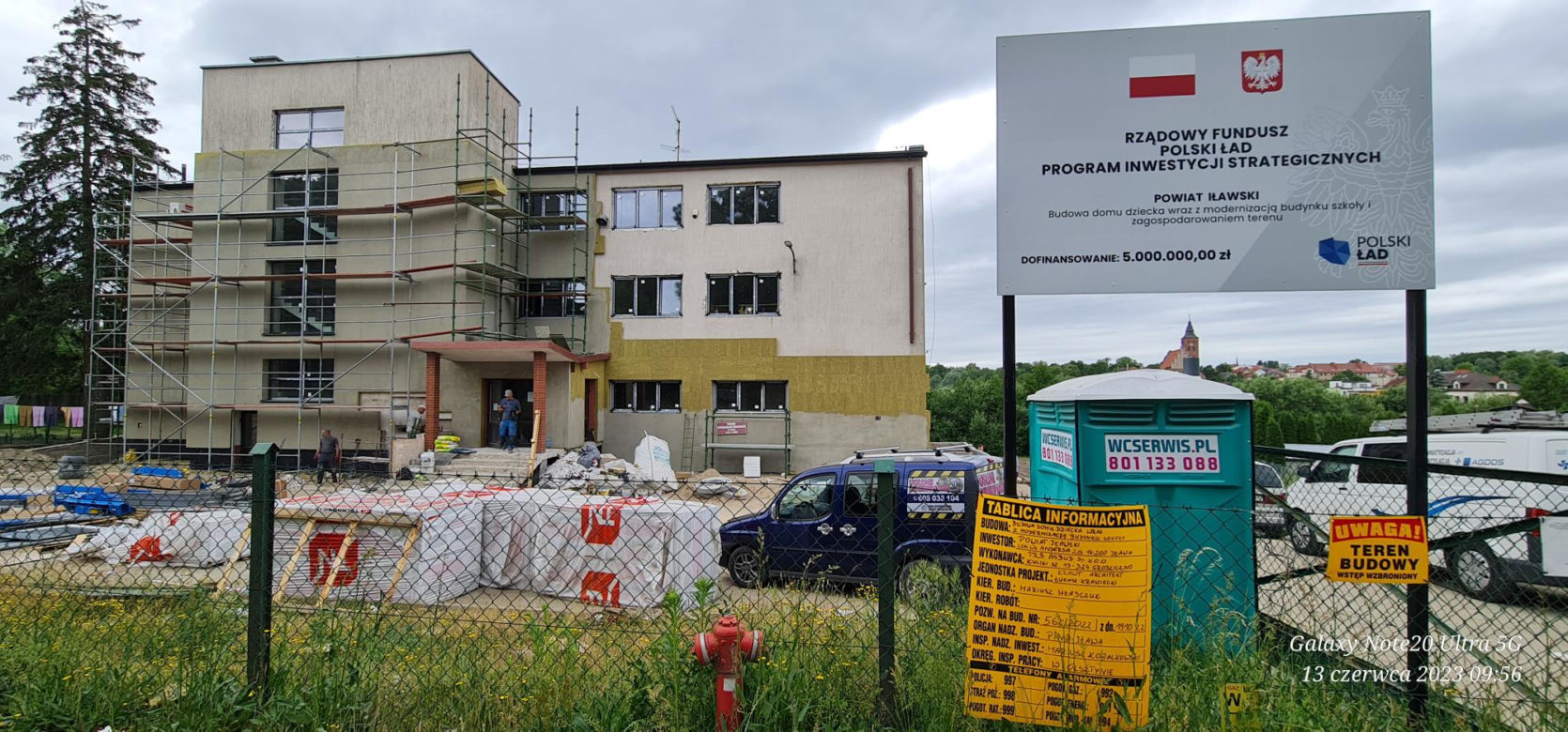 Trwa budowa Domu dla Dzieci w Suszu. Ma być gotowy jesienią
