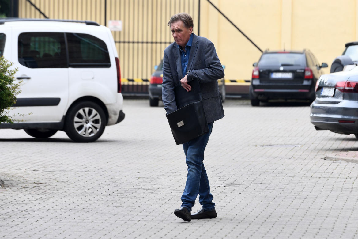 Rozprawa sądowa, w sprawie pochówku Piotra Wozniaka- Starak. 