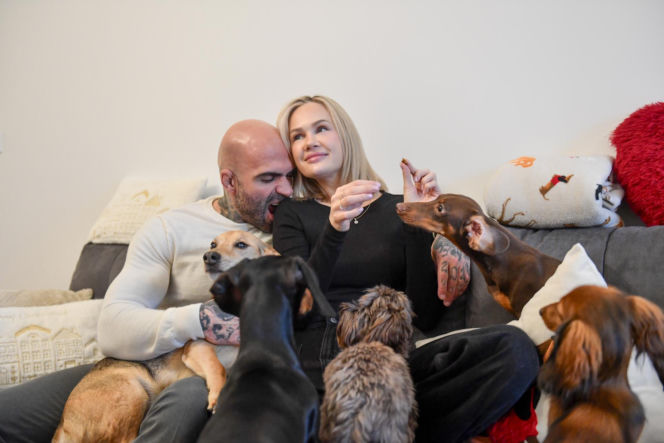 Akop Szostak, Michalina Zagórska i psy