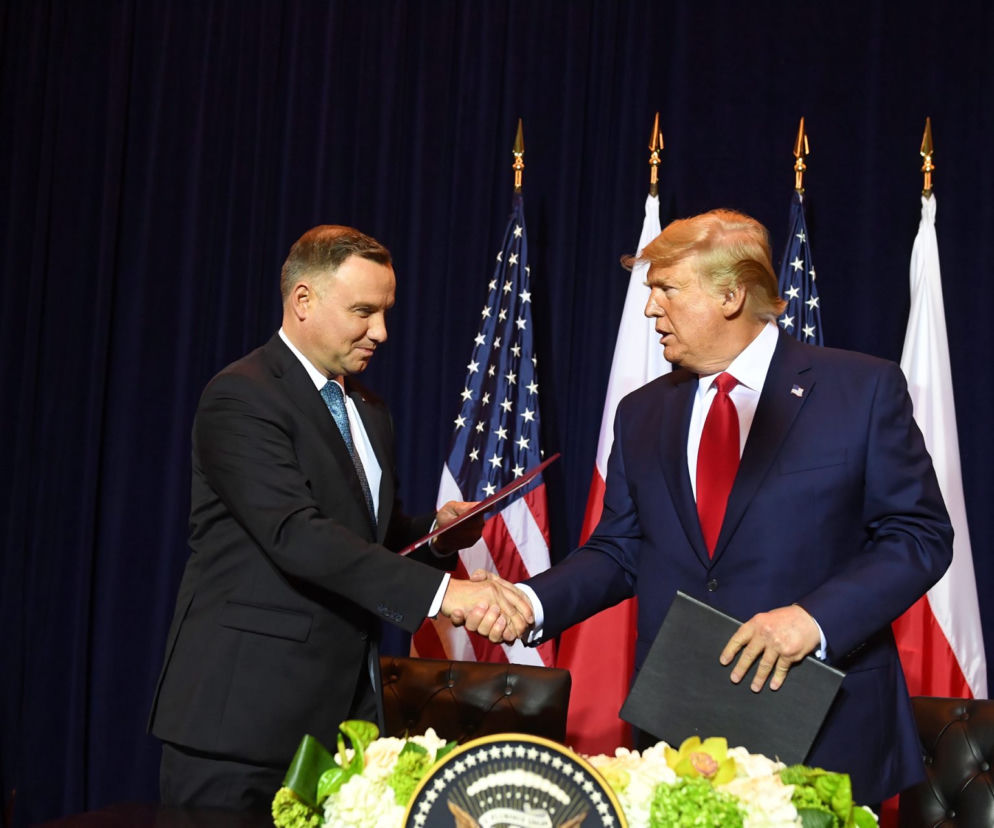 Andrzej Duda, Donald Trump