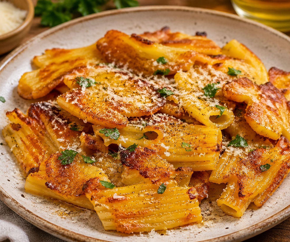 Makaron, który się… zgniata? Ten trik z TikToka robi z niego chrupiący hit